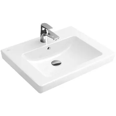 Łatwy zwrot Villeroy & Boch Subway 2.0 711355R1 umywalka 55x44 cm prostokątna ścienna biała