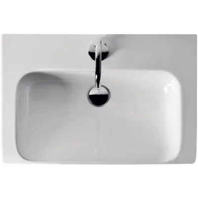 Kerasan Agua Libre 341131 umywalka 60x40 cm wpuszczana czarna
