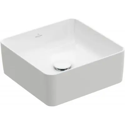Dodaj do koszyka Villeroy & Boch Collaro 4A213801 umywalka 38x38 cm kwadratowa nablatowa biała
