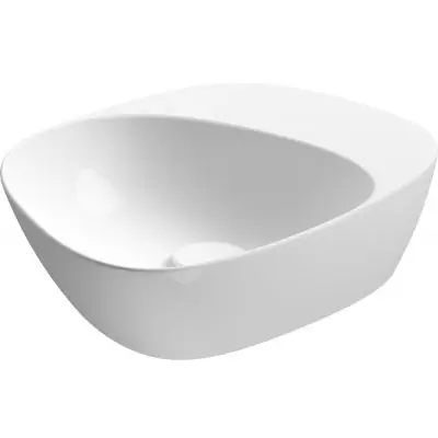 Oferta czasowa Meissen Keramik Kontra K682005 umywalka 48x40 cm nablatowa biała