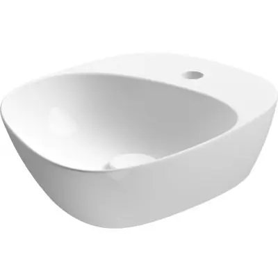 Meissen Keramik Kontra K682006 umywalka 48x40 cm nablatowa biała