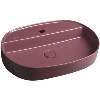 Szybka wysyłka Isvea Infinity 10NF650602R umywalka 60x40 cm owalna nablatowa