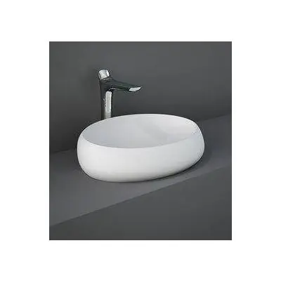 Kup online Rak Ceramics Cloud CLOCT6000500A umywalka 58x40 cm owalna nablatowa biała