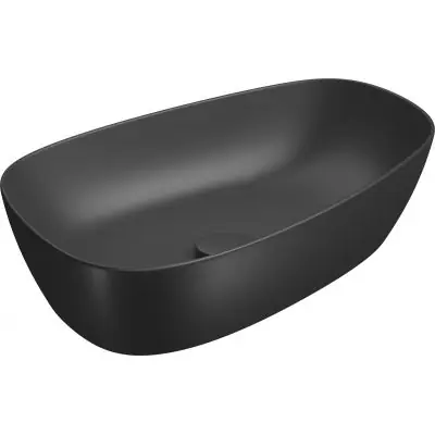 Ekspresowa dostawa Meissen Keramik Kontra K682017 umywalka 60x37 cm nablatowa antracyt