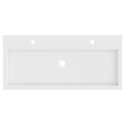 Hit sprzedaży Riho Spring Vow W004004105 umywalka 100.3x46.2 cm prostokątna ścienna