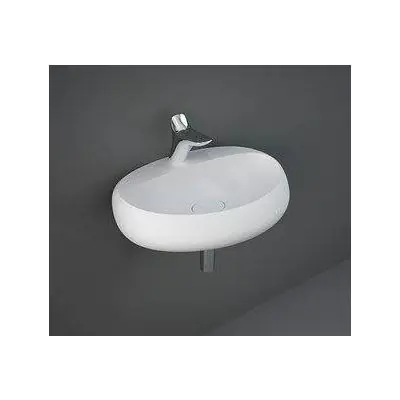 Cena promocyjna Rak Ceramics Cloud CLOWB6501500A umywalka 65x44 cm owalna ścienna biała