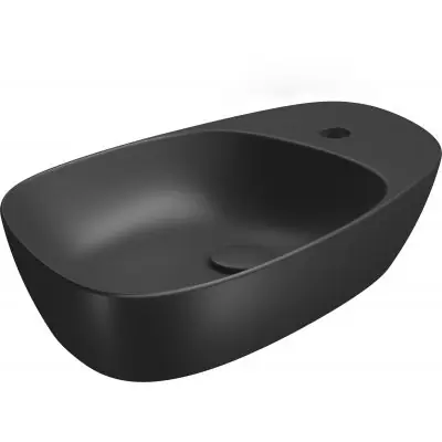 Promocja Meissen Keramik Kontra K682016 umywalka 60x40 cm nablatowa antracyt