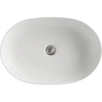 Dostępne od ręki Kerasan Lavabo 534389 umywalka 60x40 cm owalna nablatowa