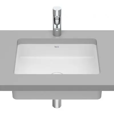 Bezpieczne zakupy Roca Inspira A327536620 umywalka 43x32.5 cm prostokątna podblatowa biała