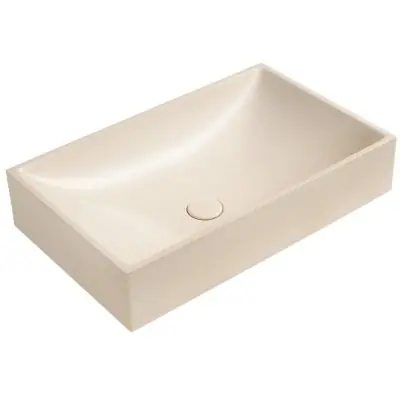 Ekspresowa dostawa Sapho Trant AR472 umywalka 58x36 cm prostokątna nablatowa brąz/beż