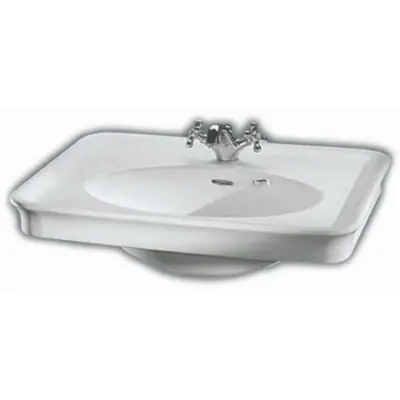 Wysoka jakość Hatria Dolcevita Y0EJ01 umywalka 75x57.5 cm prostokątna ścienna biała