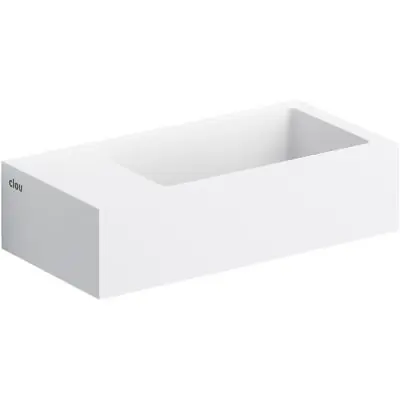 Popularny Clou New Flush CL0313032 umywalka 36x18 cm prostokątna ścienna