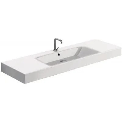 Kerasan Cento 353501 umywalka 140x45 cm prostokątna ścienna