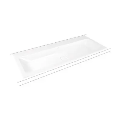 Do wyczerpania zapasów Kaldewei Cono 901806003001 umywalka 120x50 cm prostokątna wpuszczana biała
