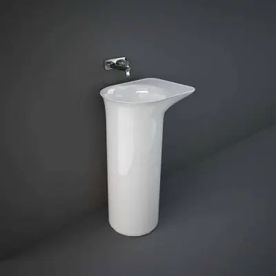 Szybka dostawa Rak Ceramics Valet VALFS5300AWHA umywalka podłogowa 53x39.5 cm wolnostojąca biała