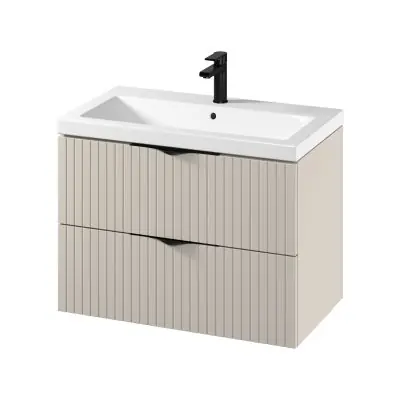 Kup online Cersanit Tirso S801543 umywalka z szafką 80 cm beżową