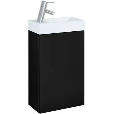 Elita Young Basic RE168996007160 umywalka z szafką 40.2 cm czarną