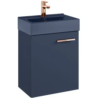 Nowy Elita Tiny RE020450157030 umywalka z szafką 45 cm niebieską