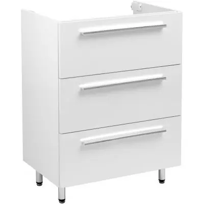 Niska cena Astor Bryza AMBZU60027 umywalka z szafką 61 cm białą