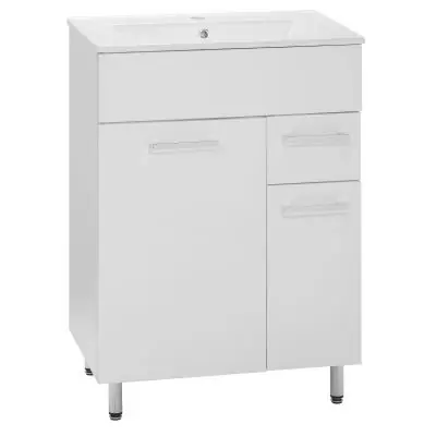 Najlepsza cena Astor Lupo AMLUU60127 umywalka z szafką 61 cm białą