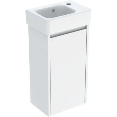 Wyprzedaż Geberit Selnova Square 504132011 umywalka z szafką 50 cm białą