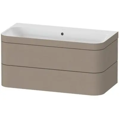 Taniej Duravit Happy D.2 Plus HP4638N7575 umywalka z szafką 97.5 cm beż
