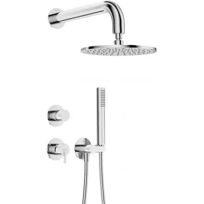 Oferta limitowana Deante Silia NQS09YK zestaw prysznicowy podtynkowy z deszczownicą chrom