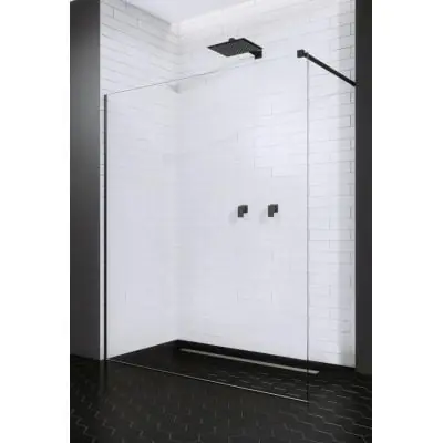 Bezpieczna płatność Radaway Modo New Black II 3891145401 ścianka prysznicowa 110 cm
