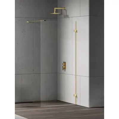 Bezpieczne zakupy New Trendy Eventa Gold Shine EXK4845 ścianka prysznicowa walk