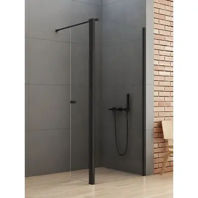New Trendy New Soleo Black K0775 ścianka prysznicowa walk