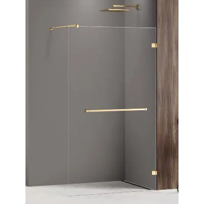 New Trendy Avexa Gold Shine EXK7082 ścianka prysznicowa walk