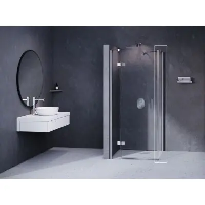 Cena promocyjna Ravak SmartLine 9SL70A00Z1 ścianka prysznicowa 90 cm chrom połysk/szkło przezroczyste