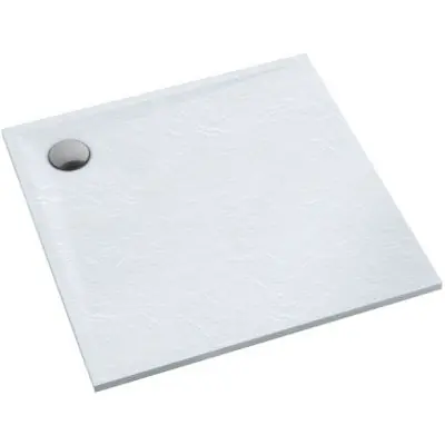 Zniżka Schedline Libra White Stone 3SPL1K9090BST brodzik kwadratowy 90x90 cm biały