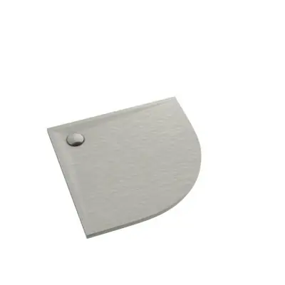 Cena promocyjna Schedline Libra Cement Stone 3SPL1O9090CTST brodzik półokrągły 90x90 cm cement