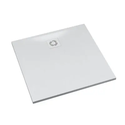 Szybka dostawa Schedline Magnific White Stone 3SPM1K9090BSTM9BST brodzik kwadratowy z maskownicą 90x90 cm biały
