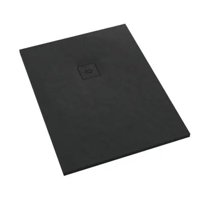 Bezpieczna płatność Schedline Collection Protos Black Stone 3SPP1P80120CSTM1CST brodzik prostokątny z maskownicą 120x80 cm czarny