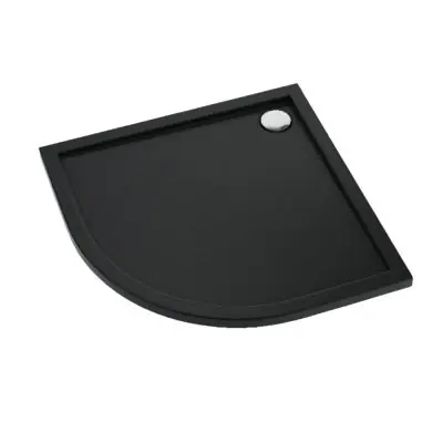 Schedline Sharper Black Mat 3SS2O8080CMG brodzik półokrągły 80x80 cm czarny