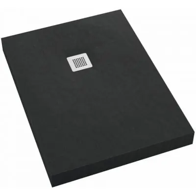 Zniżka Schedpol New Horizons Black Stone 33334CSTM2 brodzik prostokątny + maskownica
