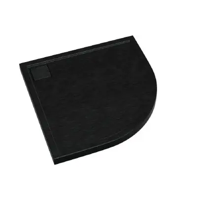 Bezpieczna płatność Schedpol Omega Black Stone 30459CST brodzik półokrągły 80x80 cm czarny
