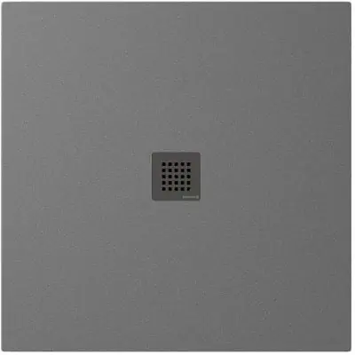 Bestseller Polysan Treneca 8430031 brodzik kwadratowy 90x90 cm szary