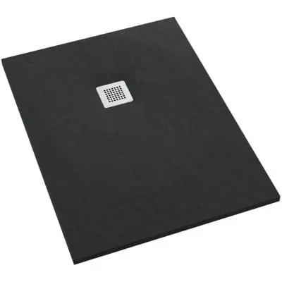 Dodaj do koszyka Schedpol Kalait Black Stone 33112CSTM2 brodzik prostokątny z maskownicą 160x80 cm czarny