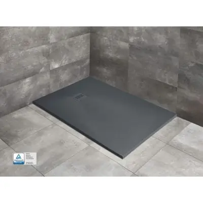 Bezpieczna płatność Radaway Kyntos F HKF1607064 brodzik prostokątny 160x70 cm antracyt