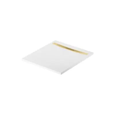 Darmowy zwrot Meissen Keramik Kontra S207032 brodzik prostokątny z maskownicą 100x90 cm biały