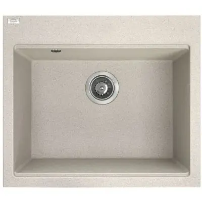 Ostatnia szansa Laveo Tau SBT410Y zlewozmywak granitowy 57x50 cm beżowy