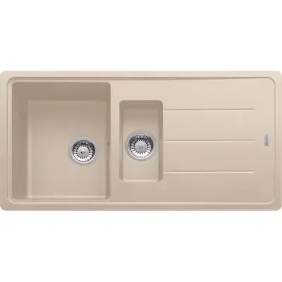 Kup online Franke Basis 1140676272 zlewozmywak granitowy 97x50 cm beżowy