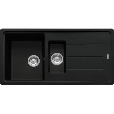 Ostatnie sztuki Franke Basis 1140676277 zlewozmywak granitowy 97x50 cm czarny