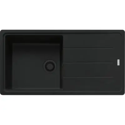 Franke Basis 1140693556 zlewozmywak granitowy 97x50 cm czarny