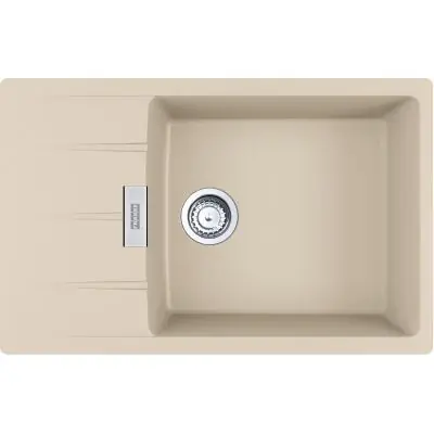 Oferta limitowana Franke Centro 1140687324 zlewozmywak granitowy 78x50 cm beżowy