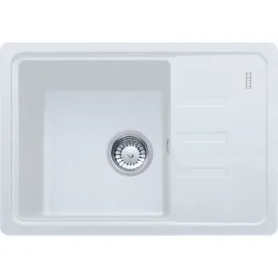 Dodaj do koszyka Franke Bliss 1140676318 zlewozmywak granitowy 62x43.5 cm biały