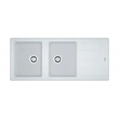 Franke Basis 1140676264 zlewozmywak granitowy 116x50 cm biały